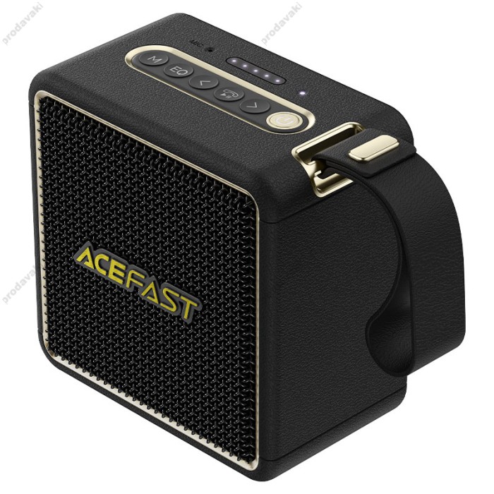 Портативна колонка Bluetooth ACEFAST K3 Nano portable wireless speaker BT5.4 USB/TF/AUX TWS 46W Black